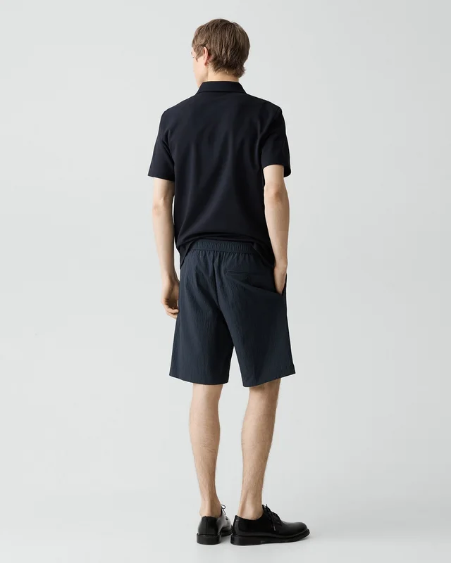 Theory Curtis Drawstring Short in Kelso Nylon in LIGHT ECLIPSE, photo 10 of 12 from Theory