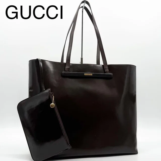 Gucci Tote Bag Cabas Leather Tom Ford Era Vintage in Leather from The Reluxe