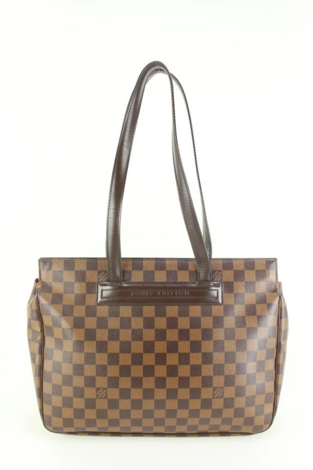 Louis Vuitton Damier Ebene Parioli PM Shoulder Bag in Brown Canvas from Bagriculture