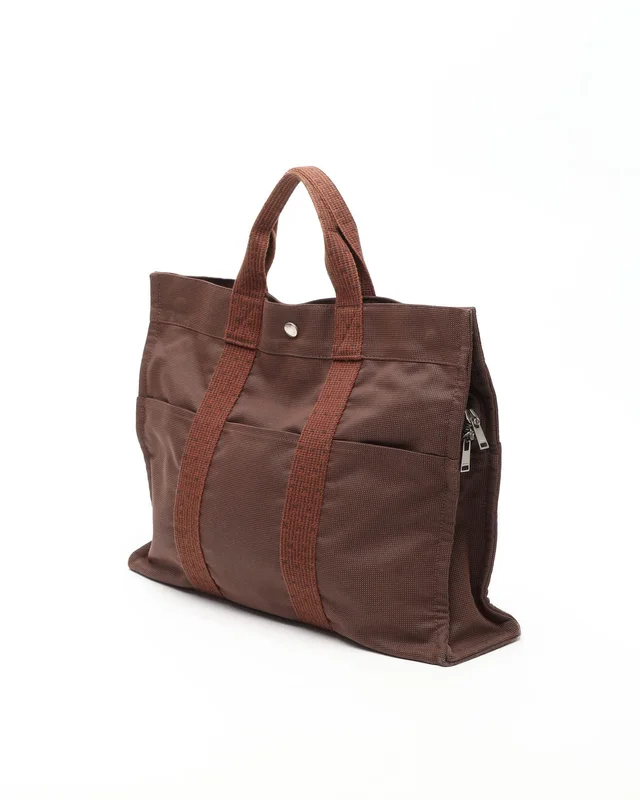 Hermès Herline Fourre-Tout MM Tote Bag in Canvas from A Retro Tale, photo 2 of 13