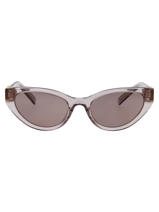 Miu Miu 0mu Cat-Eye Acetate Sunglasses — Mauve from HEWI