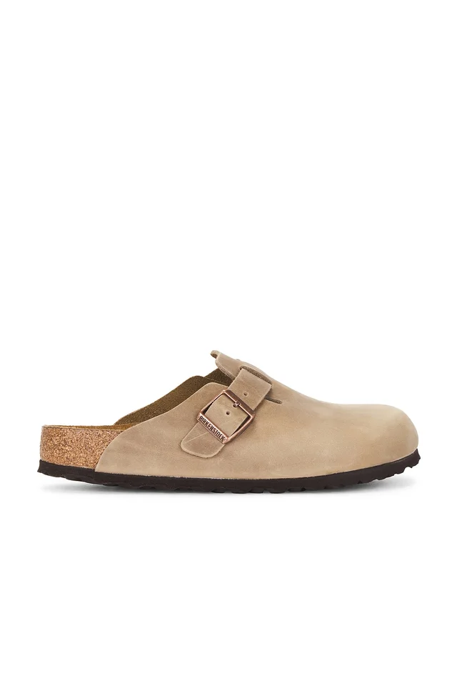 BIRKENSTOCK Boston Soft Footbed in Brown from REVOLVE (Canada), photo 1 of 1
