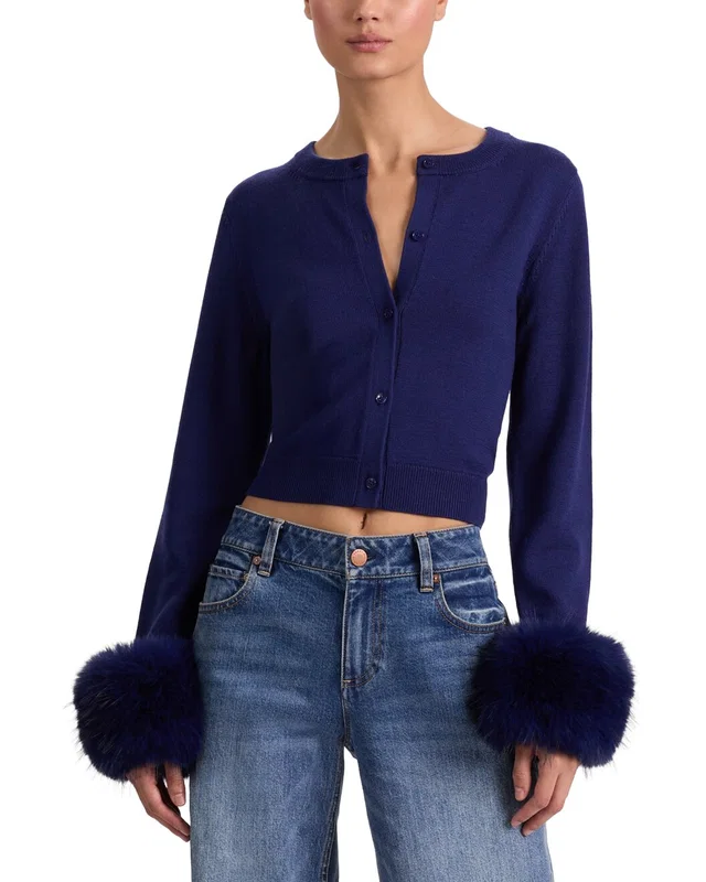 alice + olivia Dollie Wool-Blend Cardigan, image 1 of 1 from Rue La La