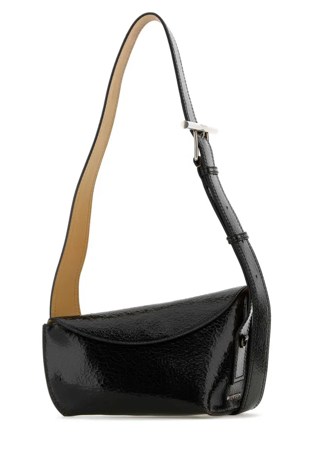 Alexander McQueen Crossbody Bag — Black in Black Calfskin from HEWI