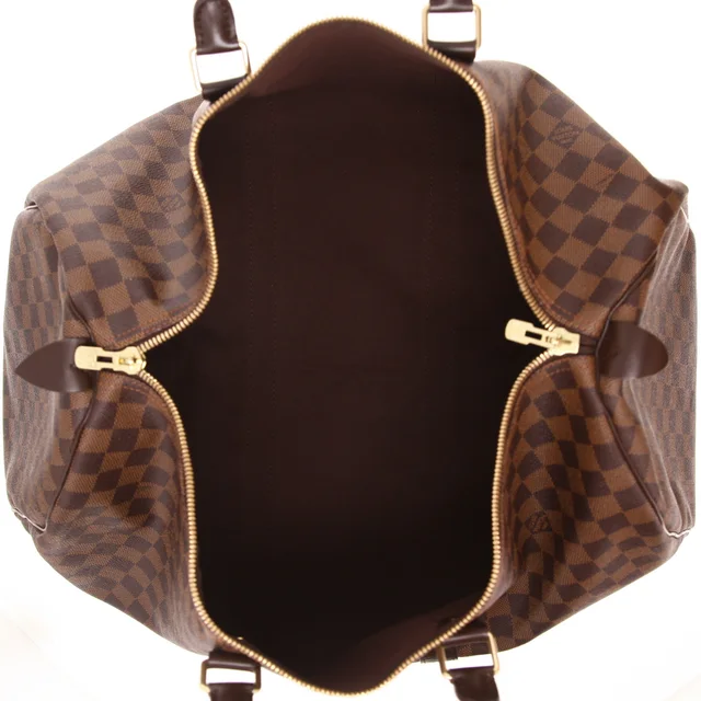 Louis Vuitton Keepall 50 travel bag in Brown Coated canvas from Collector Square, photo 4 of 4