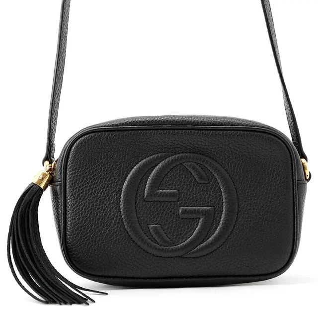 Gucci Soho Shoulder Bag Black347994 Leather Size Small in Leather from GALLERY RARE