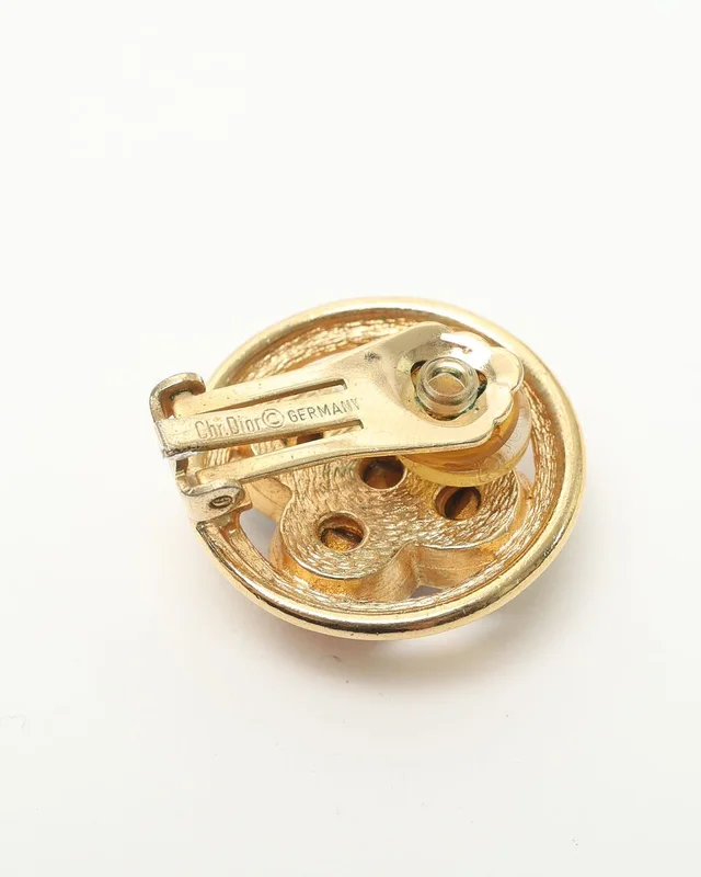 Dior Rhinestone Clip-on Earrings from A Retro Tale, photo 5 of 5