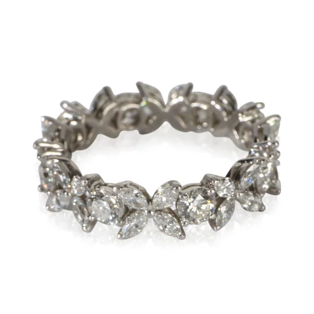 Tiffany & Co. Platinum Diamond Victoria Ring 950 from HEWI