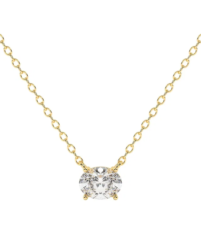 Lab Grown Diamonds 14K 1.00 ct. tw. Lab-Grown Diamond Necklace, image 1 of 1 from Rue La La