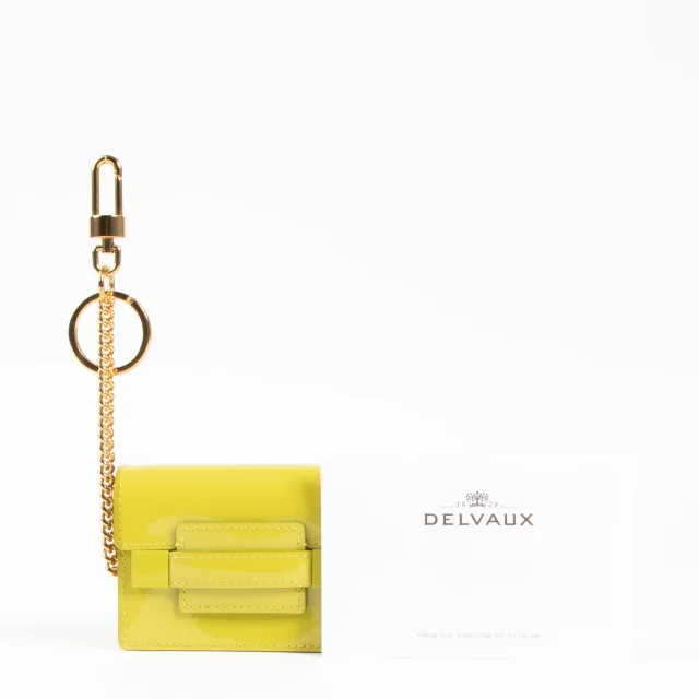 Delvaux Absinthe Vernis Madame Charms in Leather from Labellov, photo 2 of 4