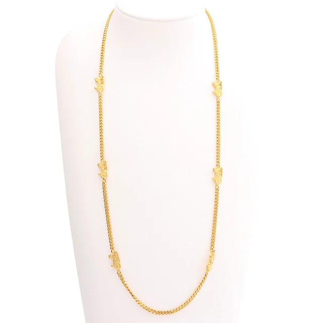 Celine Carriage Motif Necklace Gold in Gold from VINTAGE QOO TOKYO