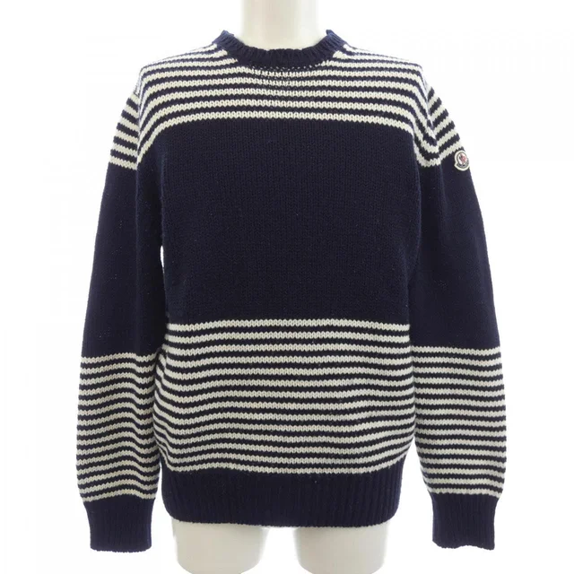 Moncler Knit in Navy type cashmere blend from KOMEHYO