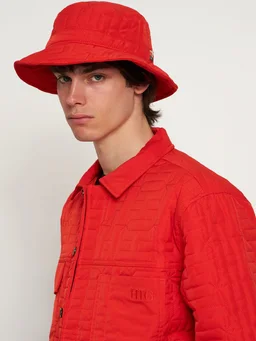 Honor the Gift Bucket Hat with Finished Brim in 100% Polyester, photo 2 of 6 from LUISAVIAROMA