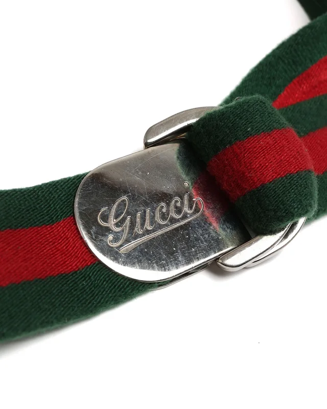 Gucci Web Sherry Line Belt, Size 100 in Canvas from A Retro Tale, photo 3 of 4