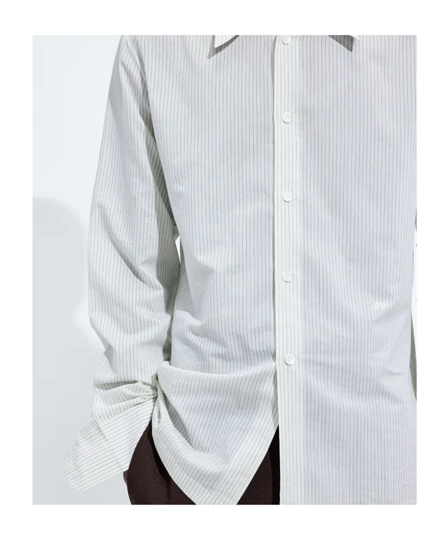 Bottega Veneta Pinstriped Long-Sleeved Shirt, photo 4 of 4 from SENSER