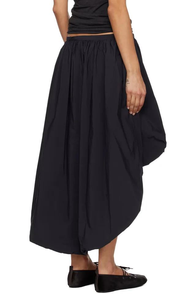 Paloma Wool Black Fanquir Midi Skirt, photo 3 of 4 from SSENSE