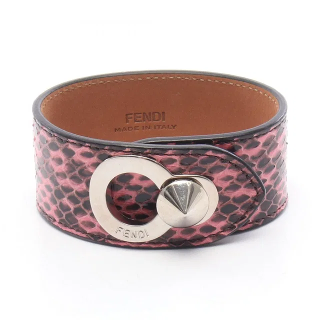 Fendi Bracelet Manchette Stainless Steel in Python from The Reluxe