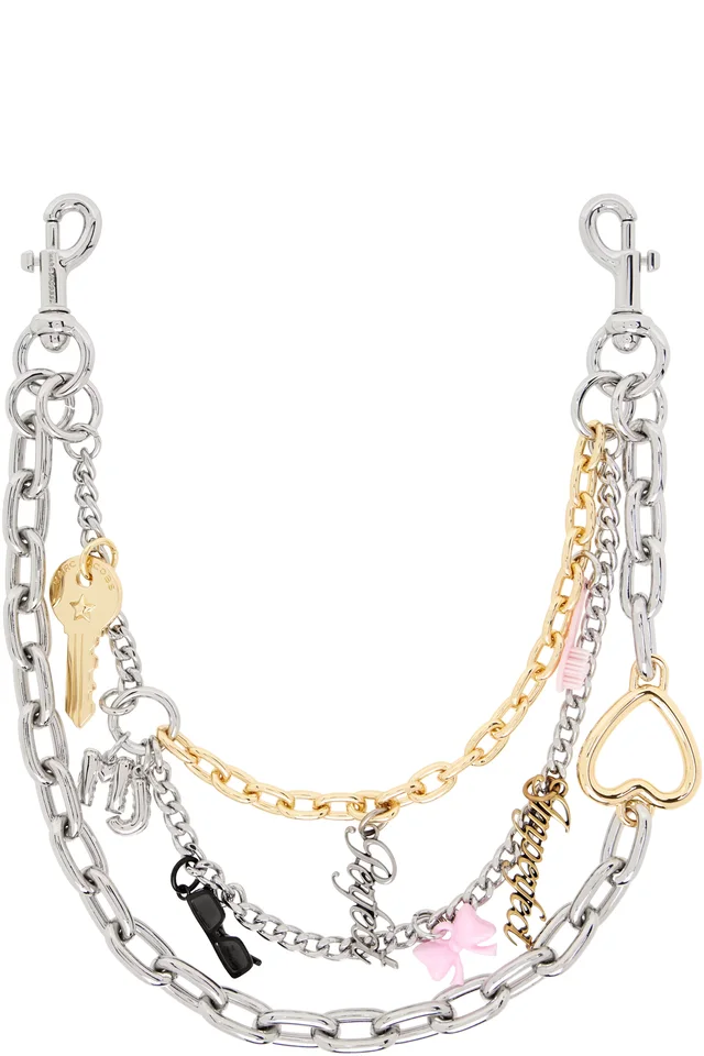 Silver & Gold 'The Perfect Imperfect Charm Chain' Shoulder Strap, image 1 of 1 from SSENSE