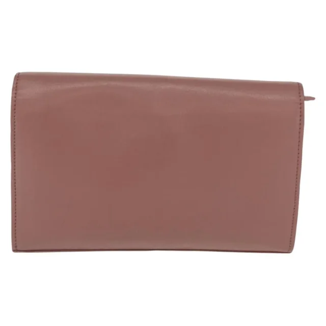 Fendi F Is Wallet On Chain Leather Pink Bag in Pink Leather from HEWI, photo 2 of 24