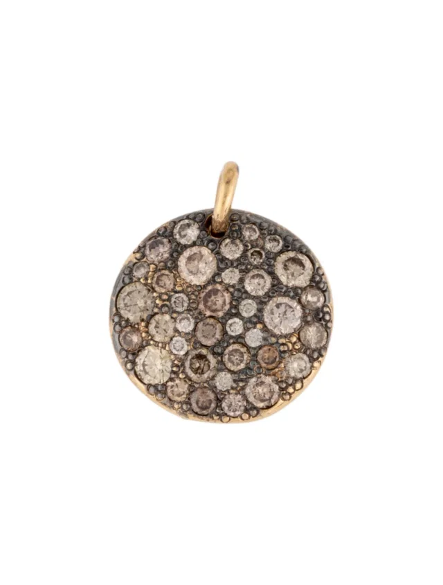 Pomellato 18K Diamond Sabbia Pendant, 0.75" in multicolor from The RealReal