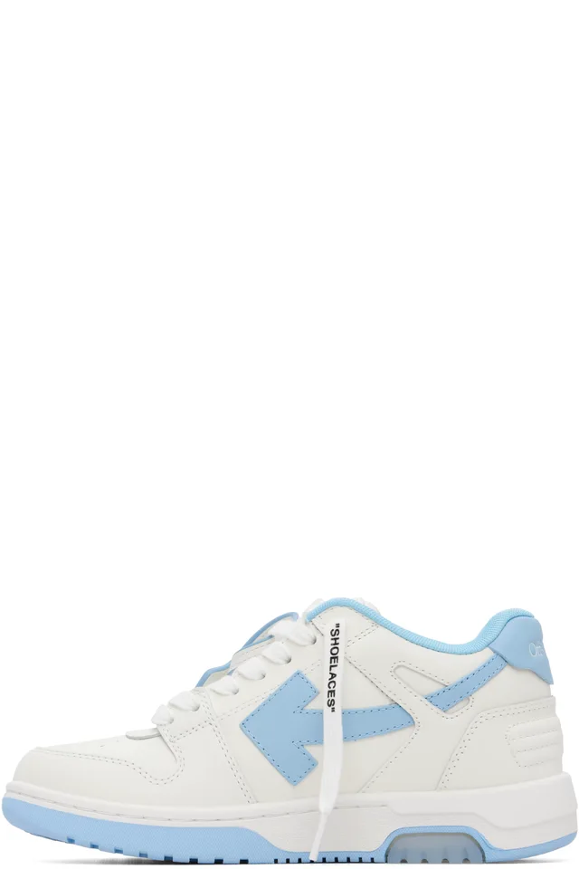 Off-White White 'Out Of Office' Calf Leather Sneakers, photo 3 of 5 from SSENSE