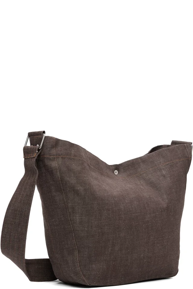 A.P.C. Brown Journal Satchel, photo 3 of 4 from SSENSE