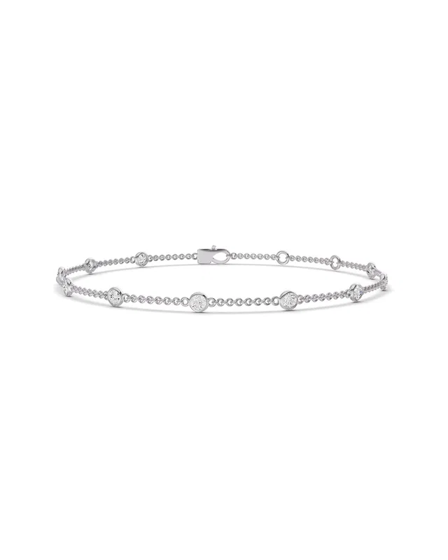 Lab Grown Diamonds 14K 4.00 ct. tw. Lab-Grown Diamond Bracelet, image 1 of 1 from Rue La La