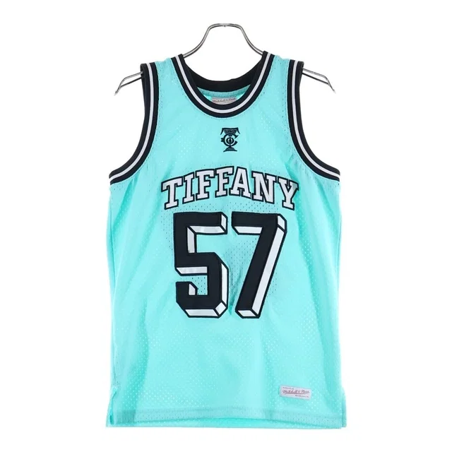 Tiffany & Co. Mitchell & Ness Basketball Jersey & Blue T-Shirt in Blue from The Reluxe