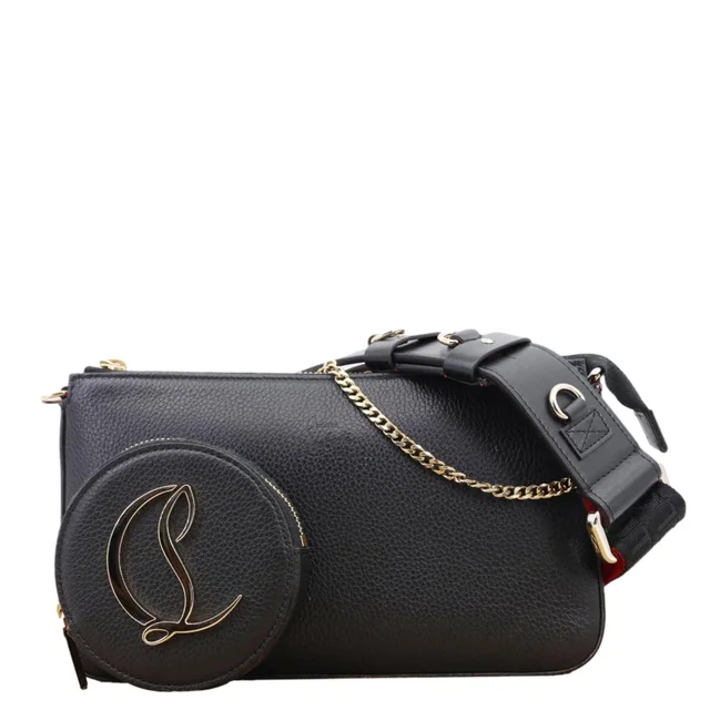 Christian Louboutin Loubila Hybrid Calf Leather Crossbody Bag Red in Red Calfskin from Dallas Designer Handbags