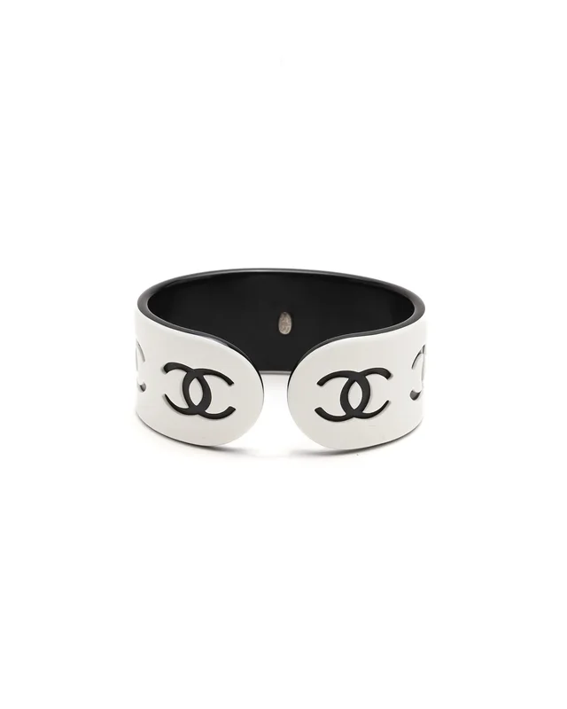 Chanel Coco Mark Cuff Bracelet in Resin from A Retro Tale, photo 3 of 4