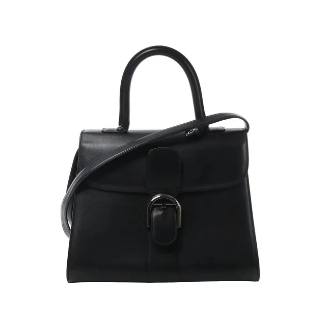 Delvaux Brillant MM Leather 2Way Handbag in black Leather from Her-Age, photo 1 of 1