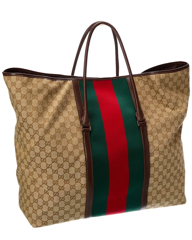 Gucci Medium GG Canvas & Leather Duffel Bag, image 1 of 1 from Rue La La