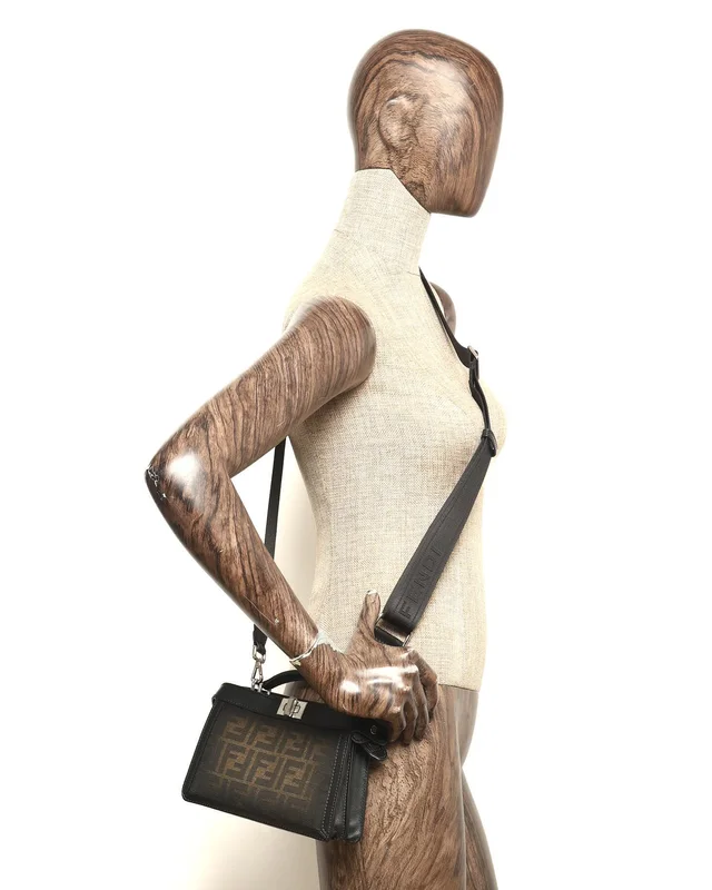 Fendi Mini Zucca Peekaboo ISeeU Xcross Bag in Canvas from A Retro Tale, photo 8 of 8
