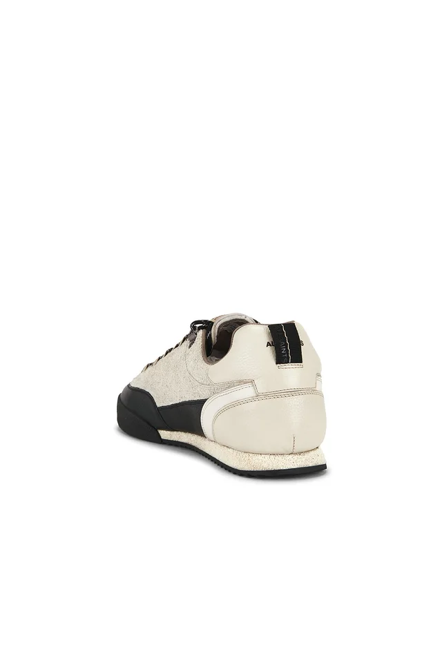 ALLSAINTS Harri Od Low Top Sneaker in Chalk White & Black, photo 3 of 6 from REVOLVE (Canada)