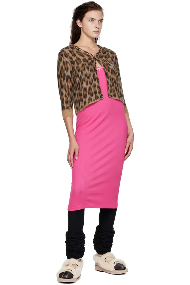 doublet Pink Rib Minidress, photo 4 of 4 from SSENSE