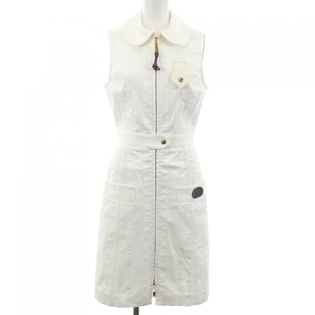 Louis Vuitton Dress White in White from The Reluxe