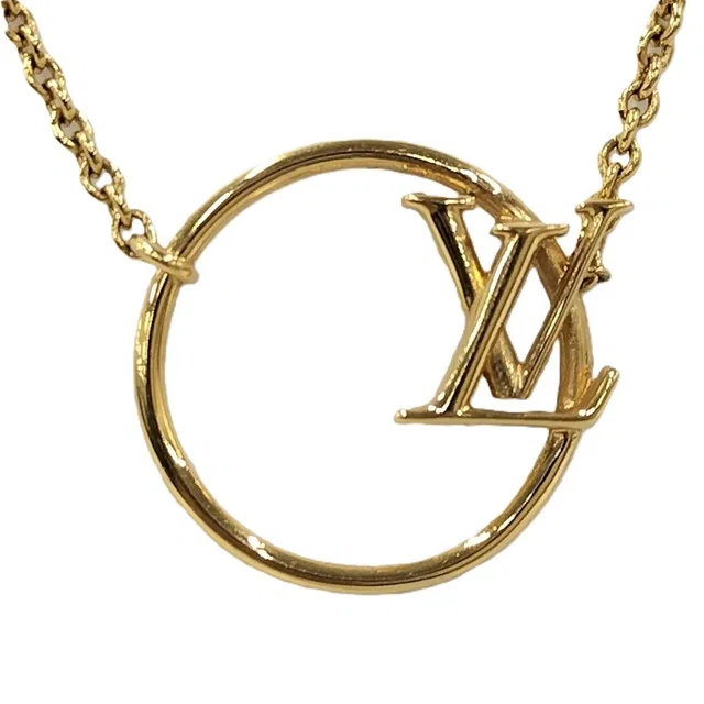 Collier LV Eclipse Necklace Gold Plated in Gold from The Reluxe
