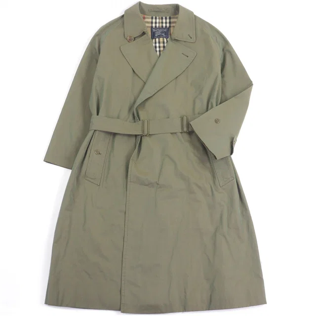 Burberry Burberrys Nova Check Cotton Trench Coat from LuxUness