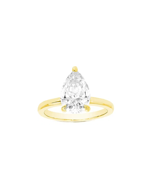 Amairah 14K 4.00 ct. tw. Lab-Grown Diamond Engagement Ring, image 1 of 1 from Rue La La