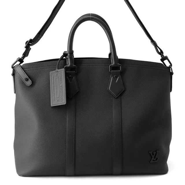 Lock It NoirM59158 Taurillon Leather LV Aerogram in Leather from GALLERY RARE