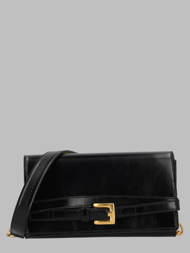 Balmain Wallet — Black Leather in Black Leather from HEWI