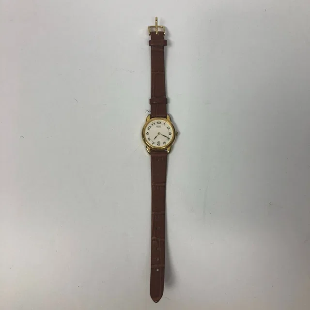 1990 Seiko Quartz Numeral Dial Men's Wrist-Watch Brown Strap Gold Tone in brown|red|gold from Poshmark