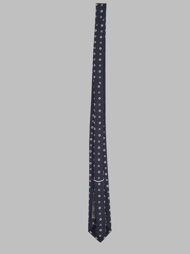 Saint Laurent Embroidered Jacquard Tie, photo 2 of 2 from SENSER
