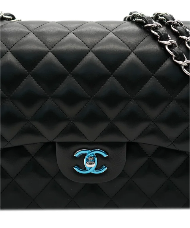 Chanel Black Jumbo Lambskin with SHW in Black Lambskin from Luxury Promise, photo 2 of 2