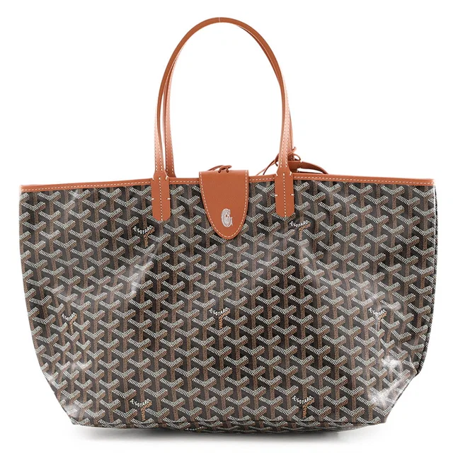 Goyard Saint Louis with clip Black/TanSTLCROPMLTY01CL03P PVC Leather Size PM in Black Leather from GALLERY RARE