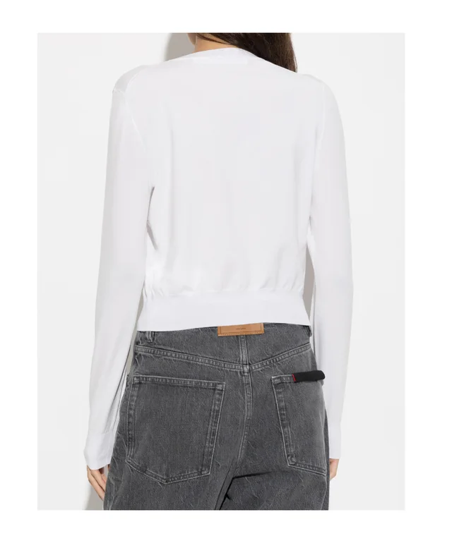 Alexander Wang crystal logo cardigan, photo 5 of 6 from SENSER