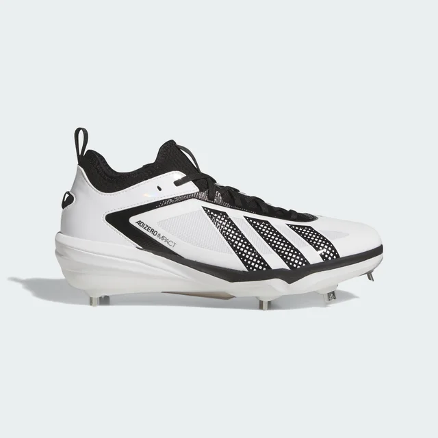 Adidas Adizero Impact 3.0 BSB Cleats in White, photo 2 of 9 from adidas (US)