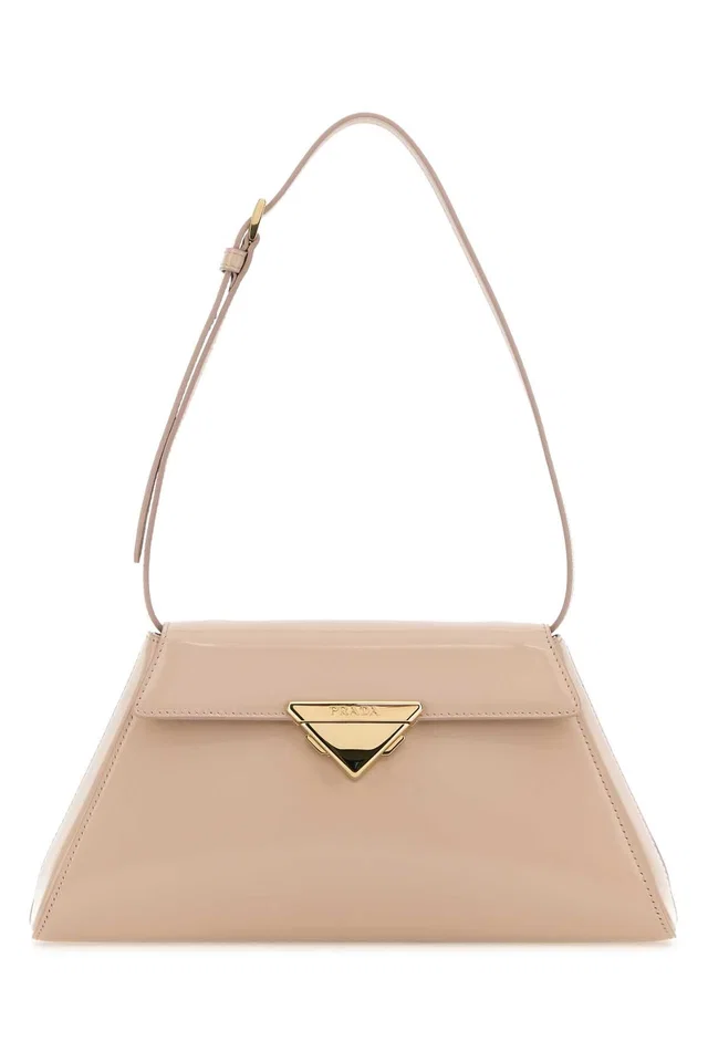 Prada Vitello Leather Shoulder Bag — Pink in Pink Leather from HEWI
