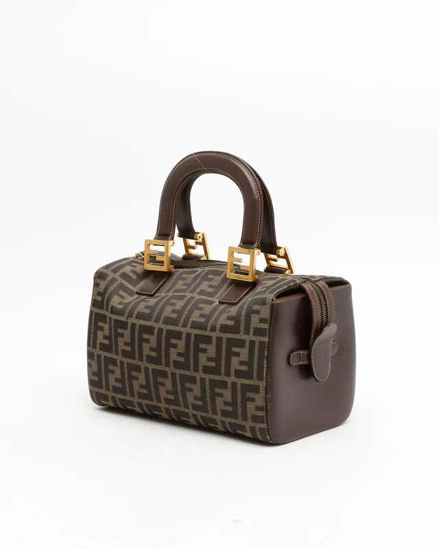 Fendi Zucca Boston Bag in Canvas from A Retro Tale, photo 3 of 8