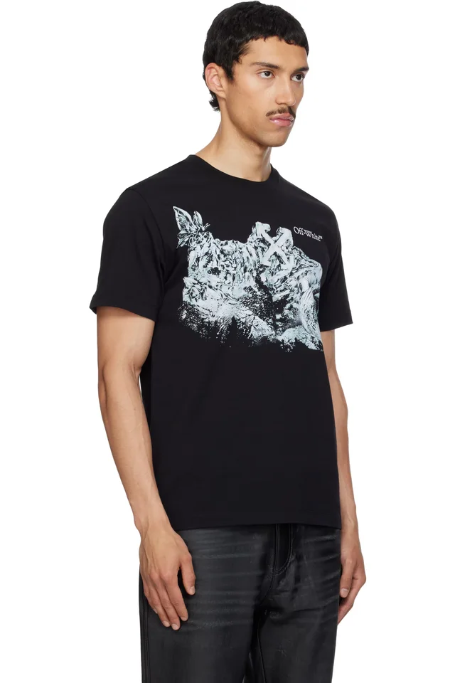 Off-White Black Eagle Rock Slim T-shirt, photo 2 of 4 from SSENSE